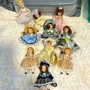Vintage glass dolls.